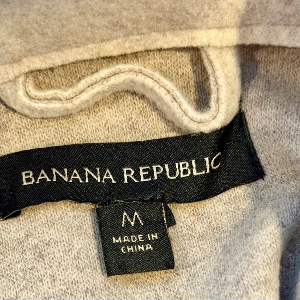 Banana Republic Shacket Women’s size M Khaki / Cream / Stone Utility Jacket - Picture 5 of 5